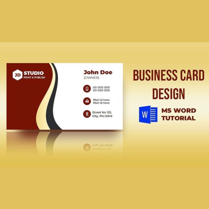 Red Shades printing card - Image 2